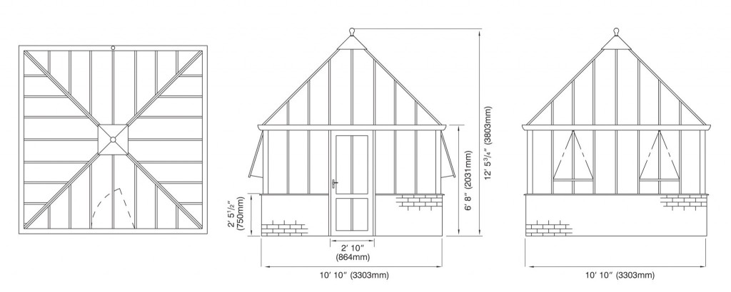 Grange Glasshouse Elevations