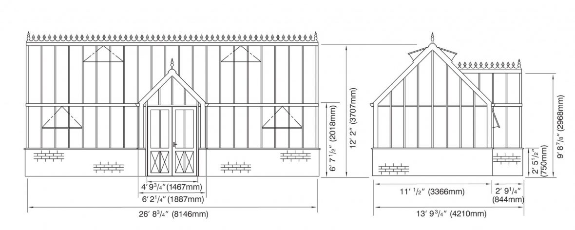 Victorian Grand Lodge Elevations