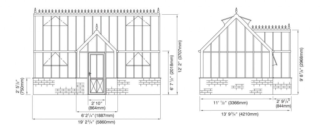 Victorian Lodge Elevations
